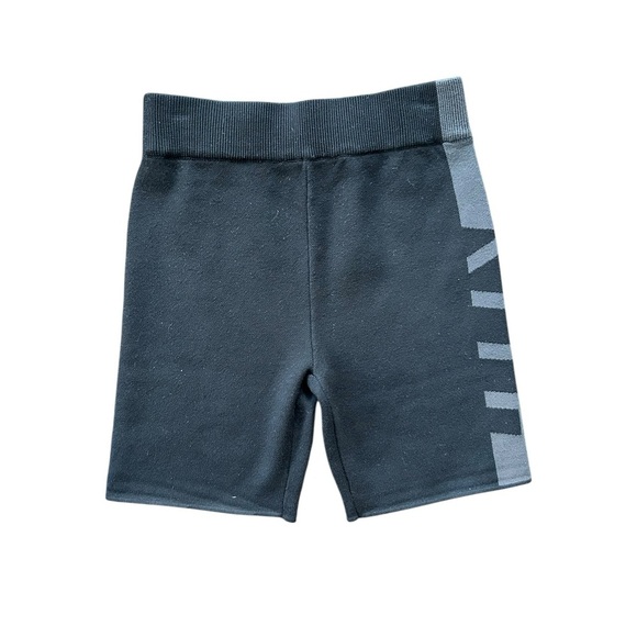 Kith Haley Biker shorts size XS Knit Athleisure Black Gray - Picture 3 of 8
